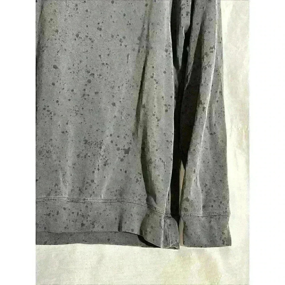 Athleta Womens Small Studio To Street Gray Paint Splatter Pullover Sweatshirt - Picture 4 of 7